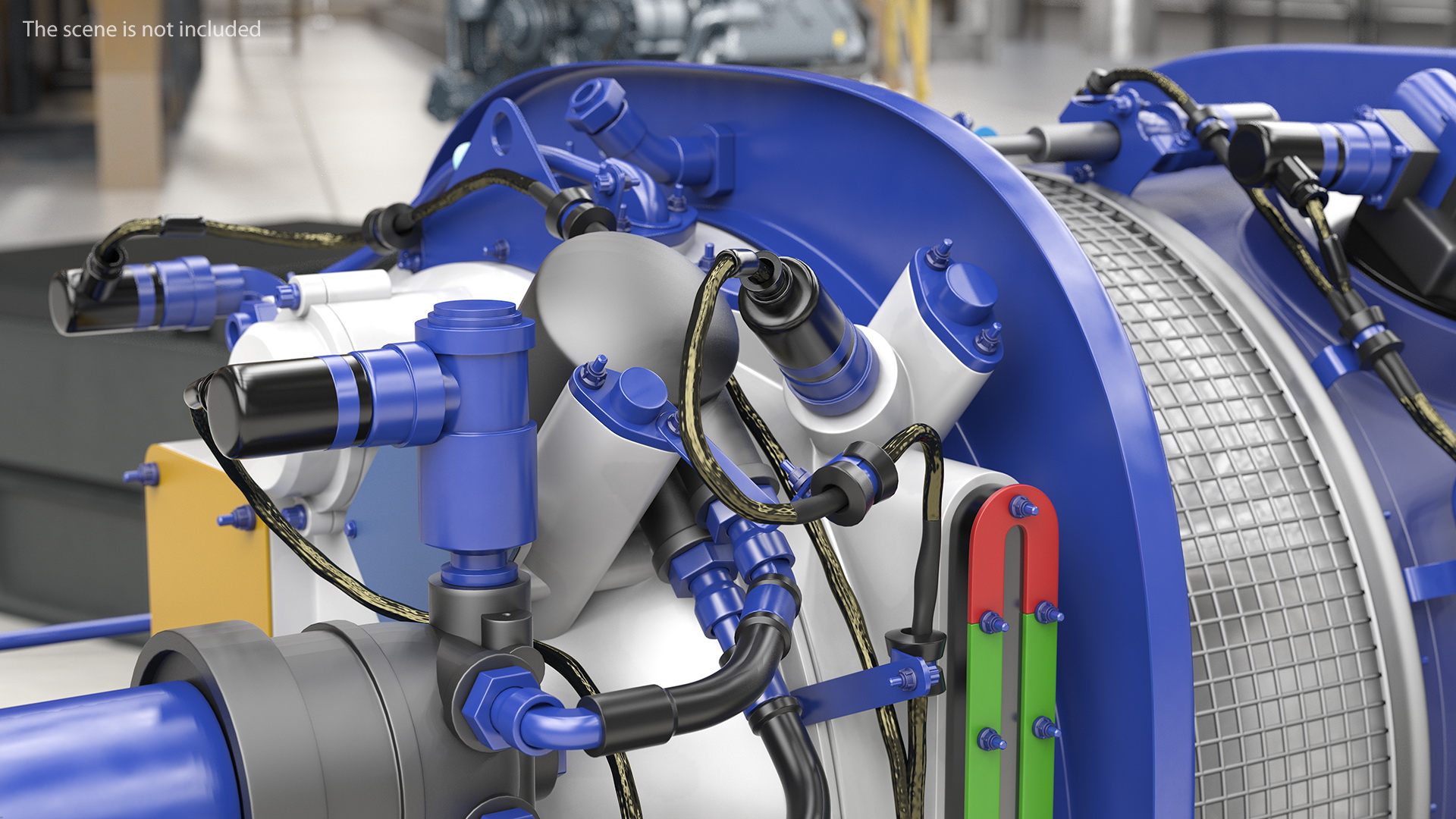Turboshaft Engine 3D