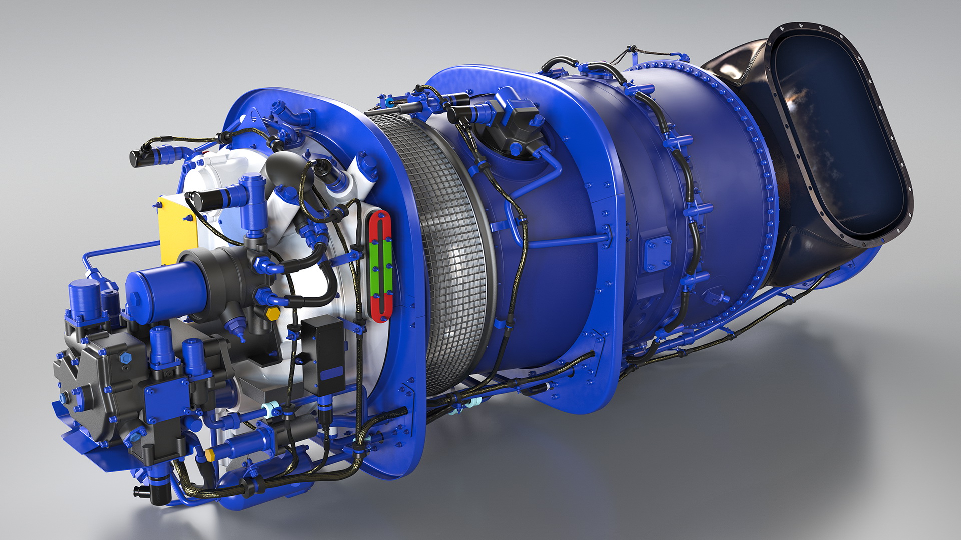 Turboshaft Engine 3D