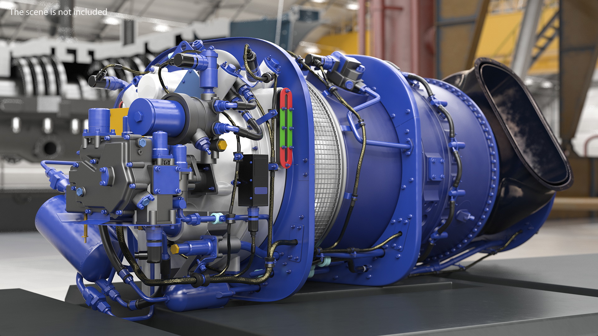 Turboshaft Engine 3D