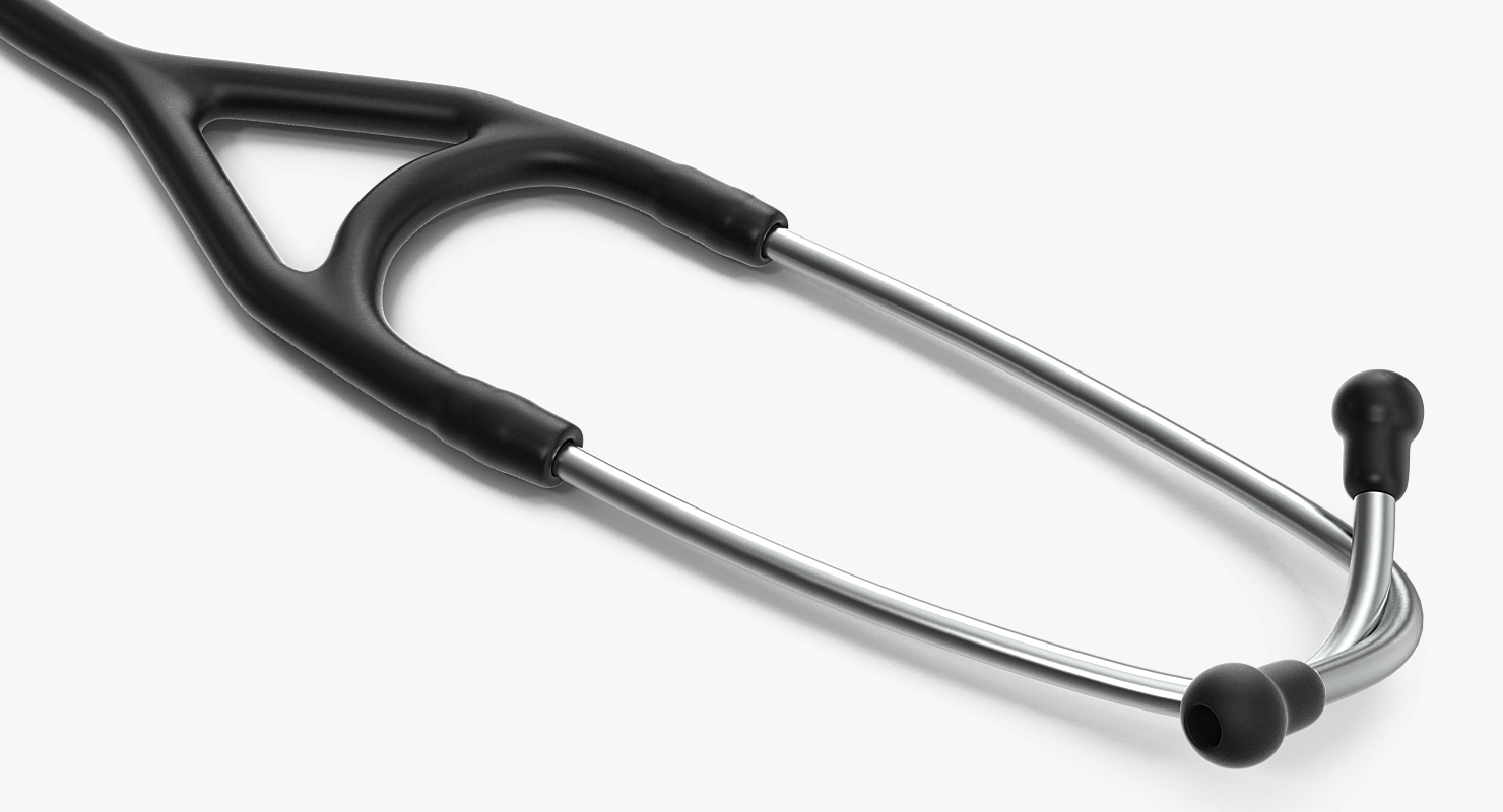 Clinical Electronic Stethoscope Generic 3D model
