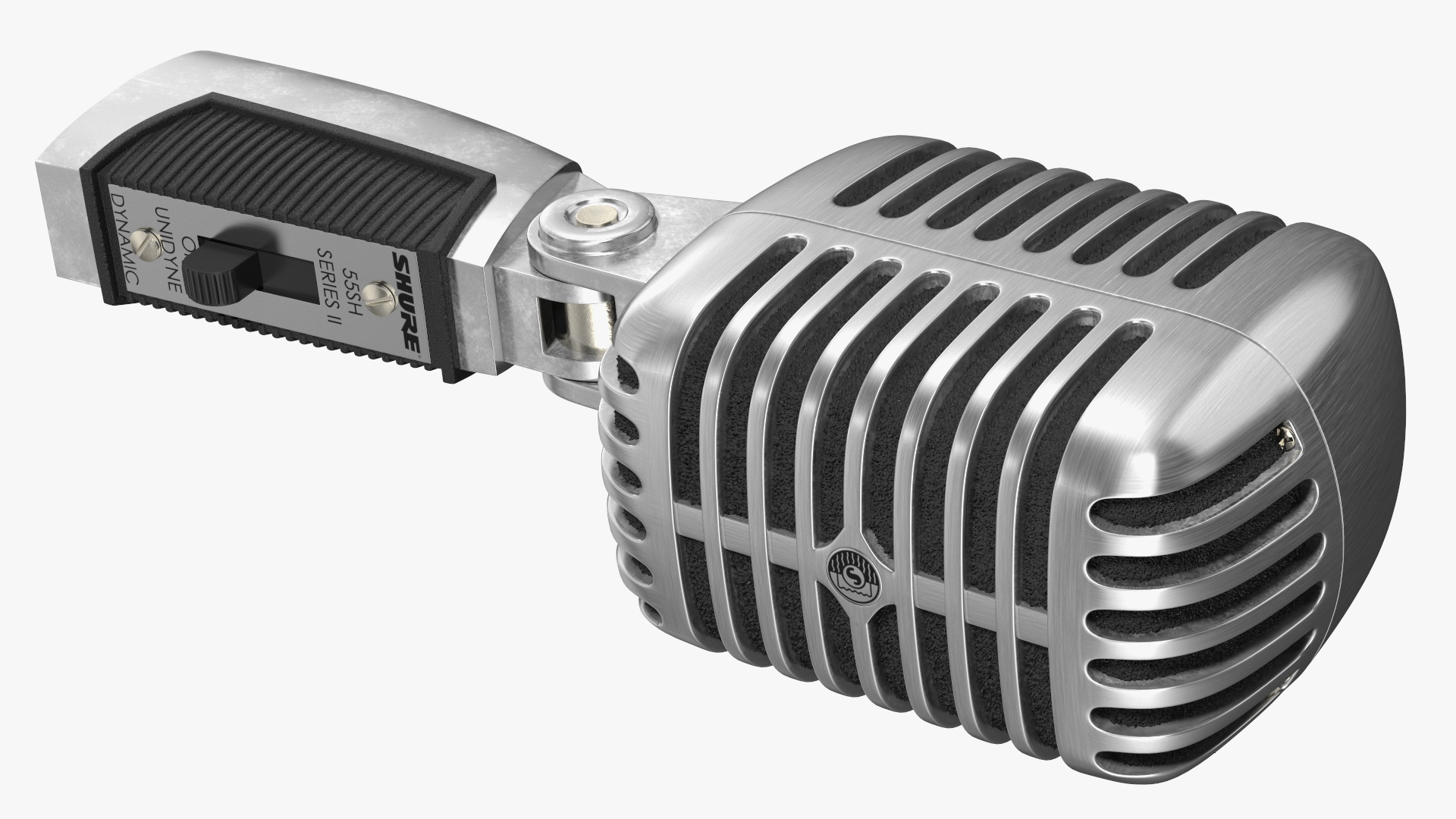 Vintage Microphone Shure 55SH Series II 3D model