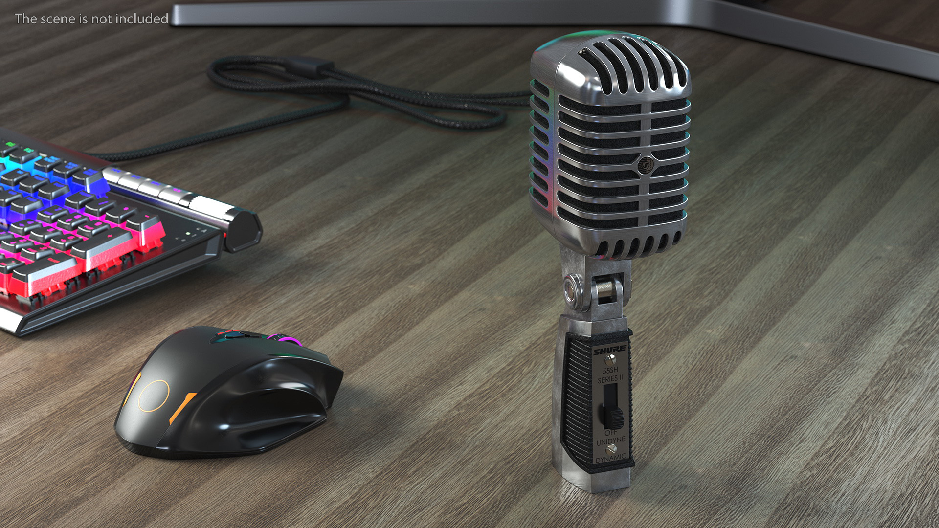 Vintage Microphone Shure 55SH Series II 3D model