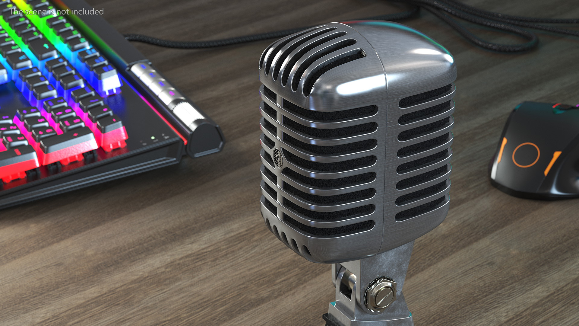 Vintage Microphone Shure 55SH Series II 3D model