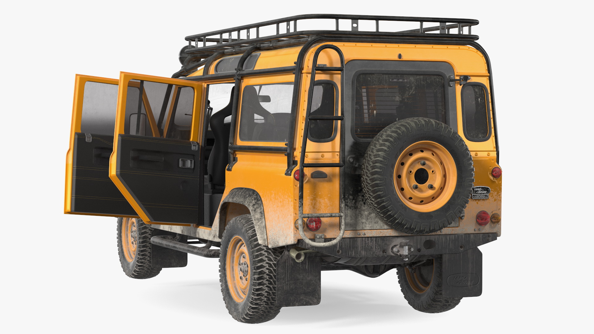3D Land Rover Defender Works V8 Trophy Dirty