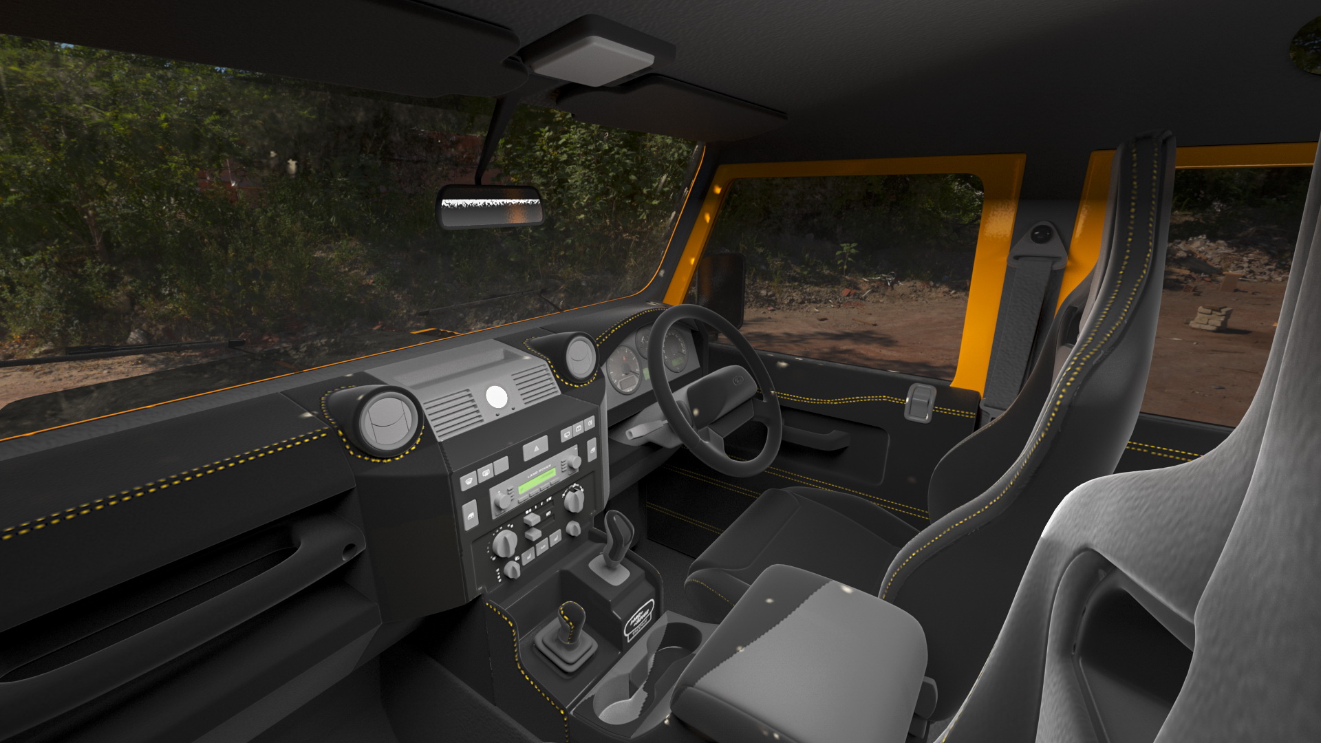 3D Land Rover Defender Works V8 Trophy Dirty