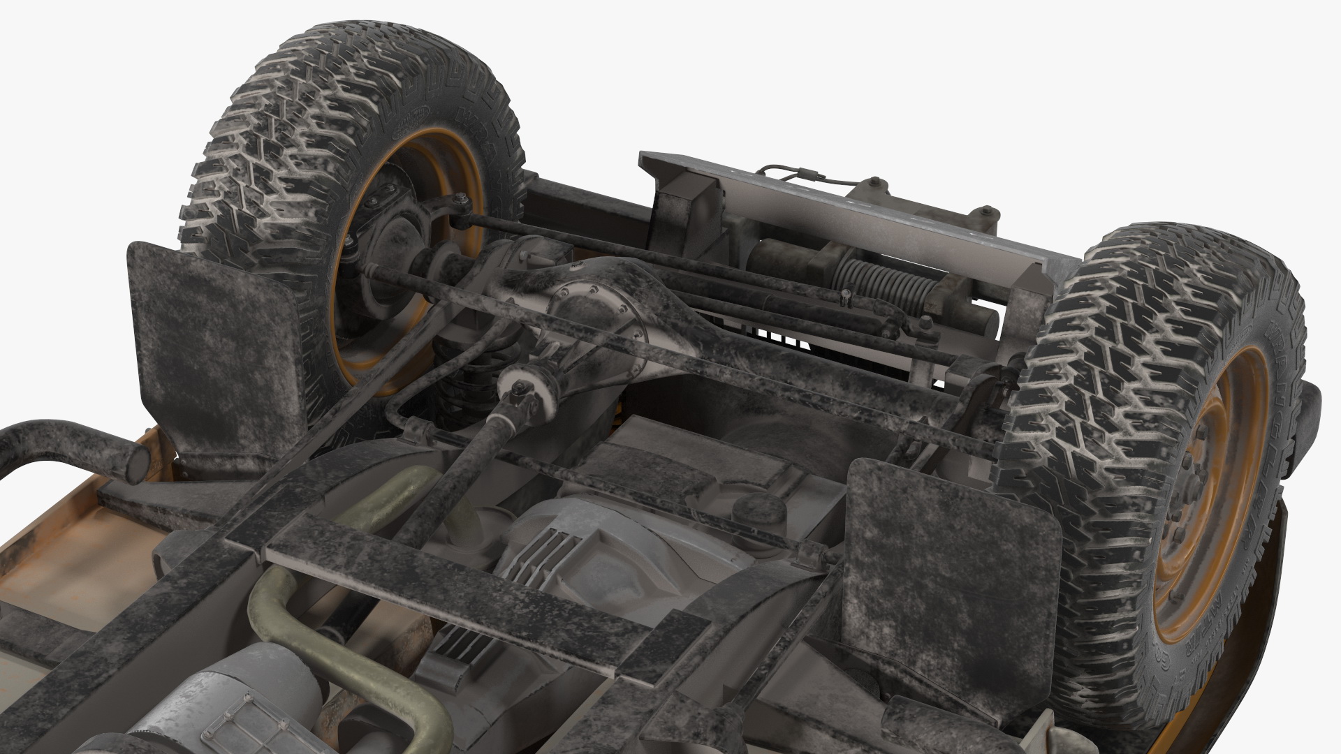 3D Land Rover Defender Works V8 Trophy Dirty