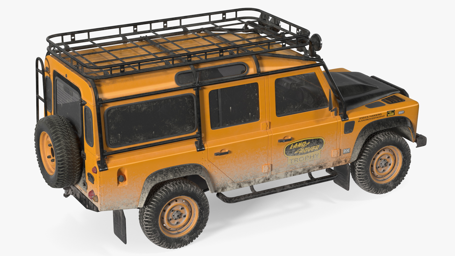 3D Land Rover Defender Works V8 Trophy Dirty
