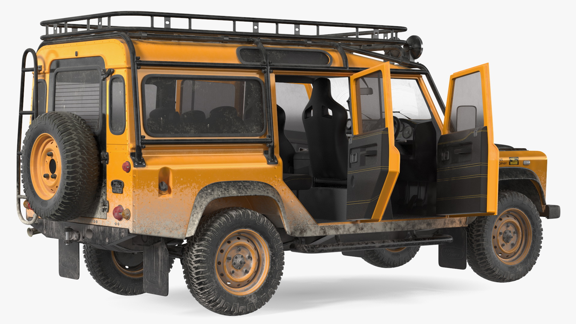 3D Land Rover Defender Works V8 Trophy Dirty