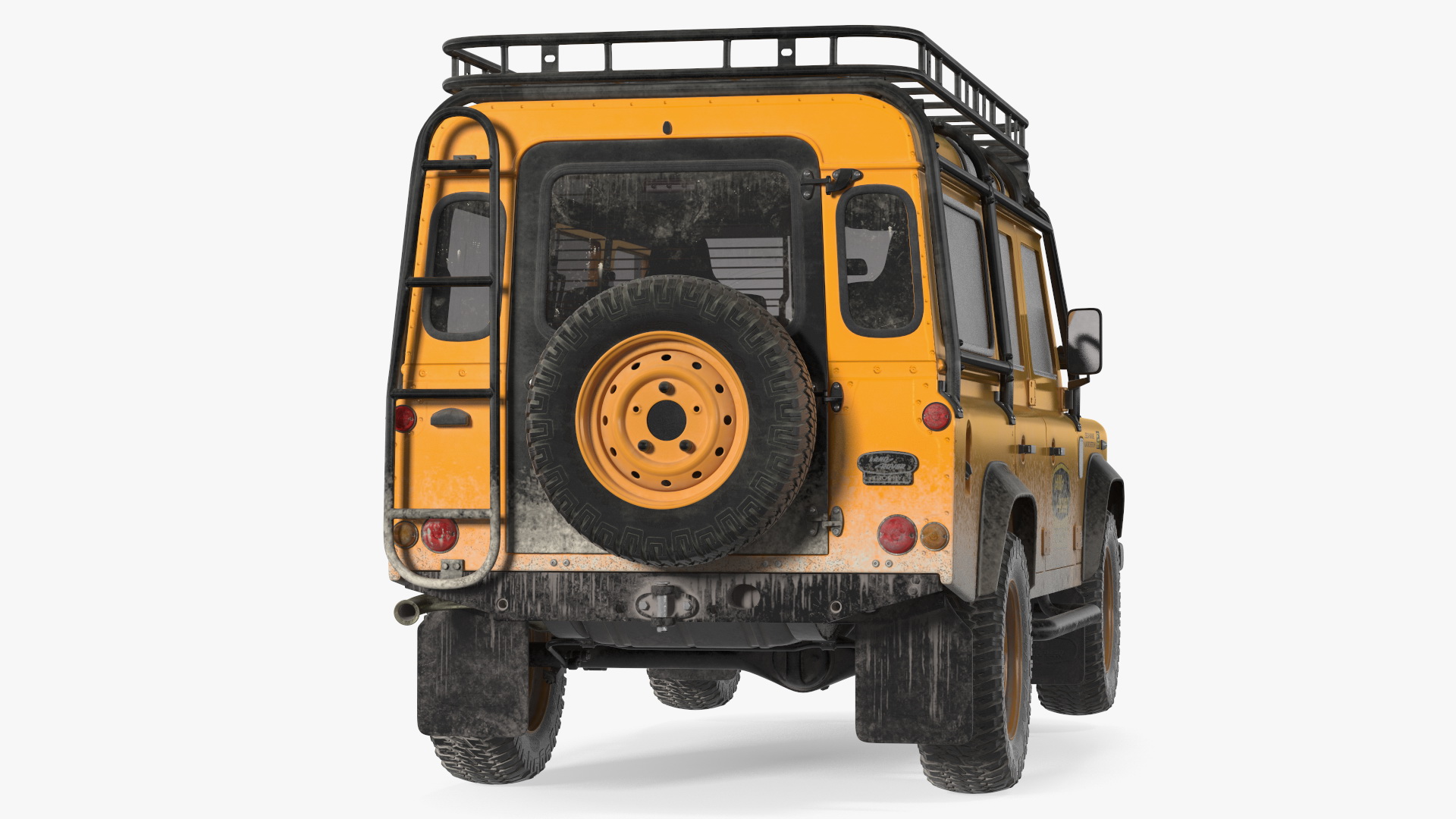 3D Land Rover Defender Works V8 Trophy Dirty