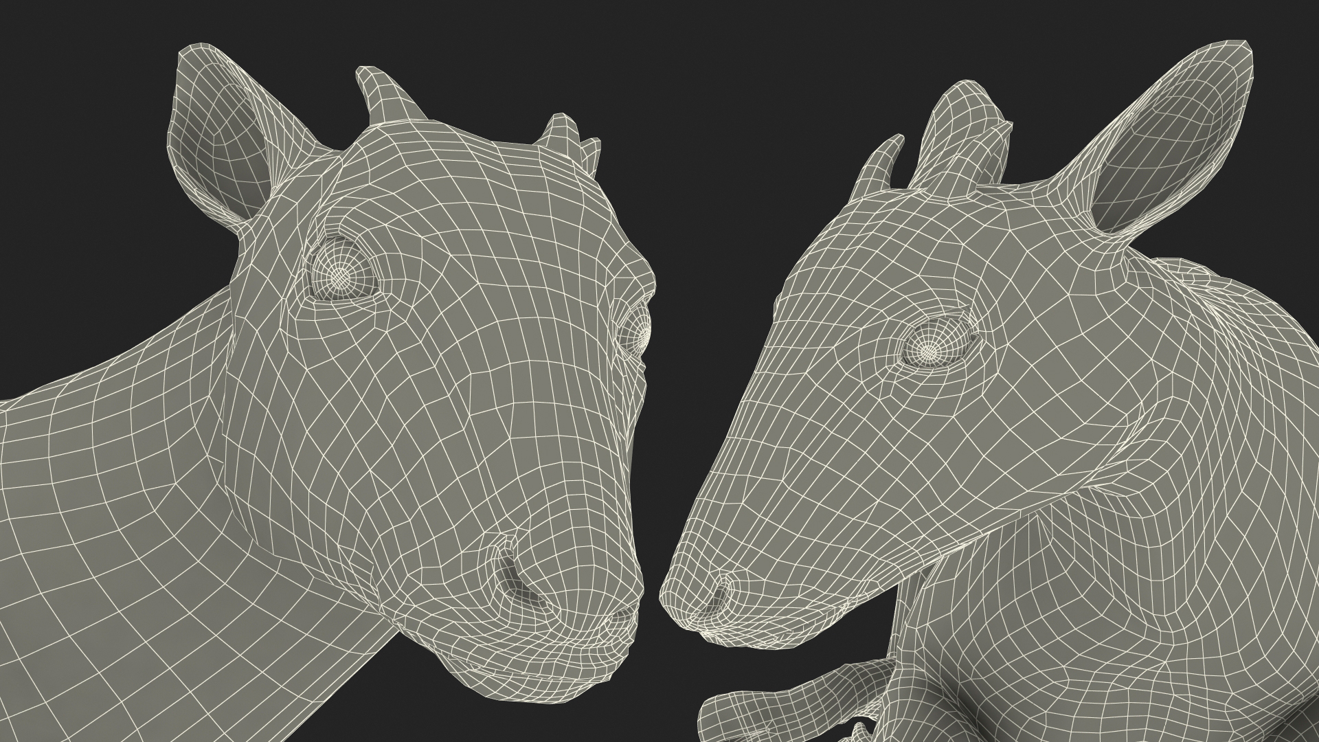 3D model Saola Reclining