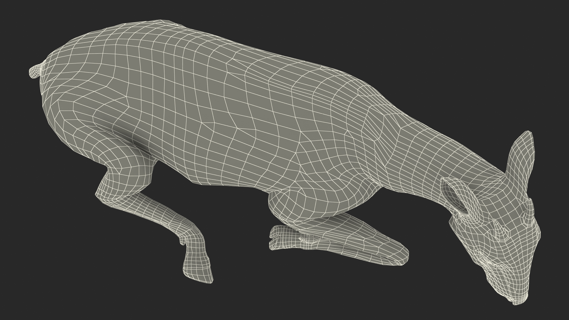 3D model Saola Reclining