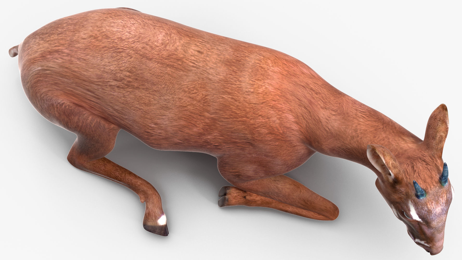 3D model Saola Reclining