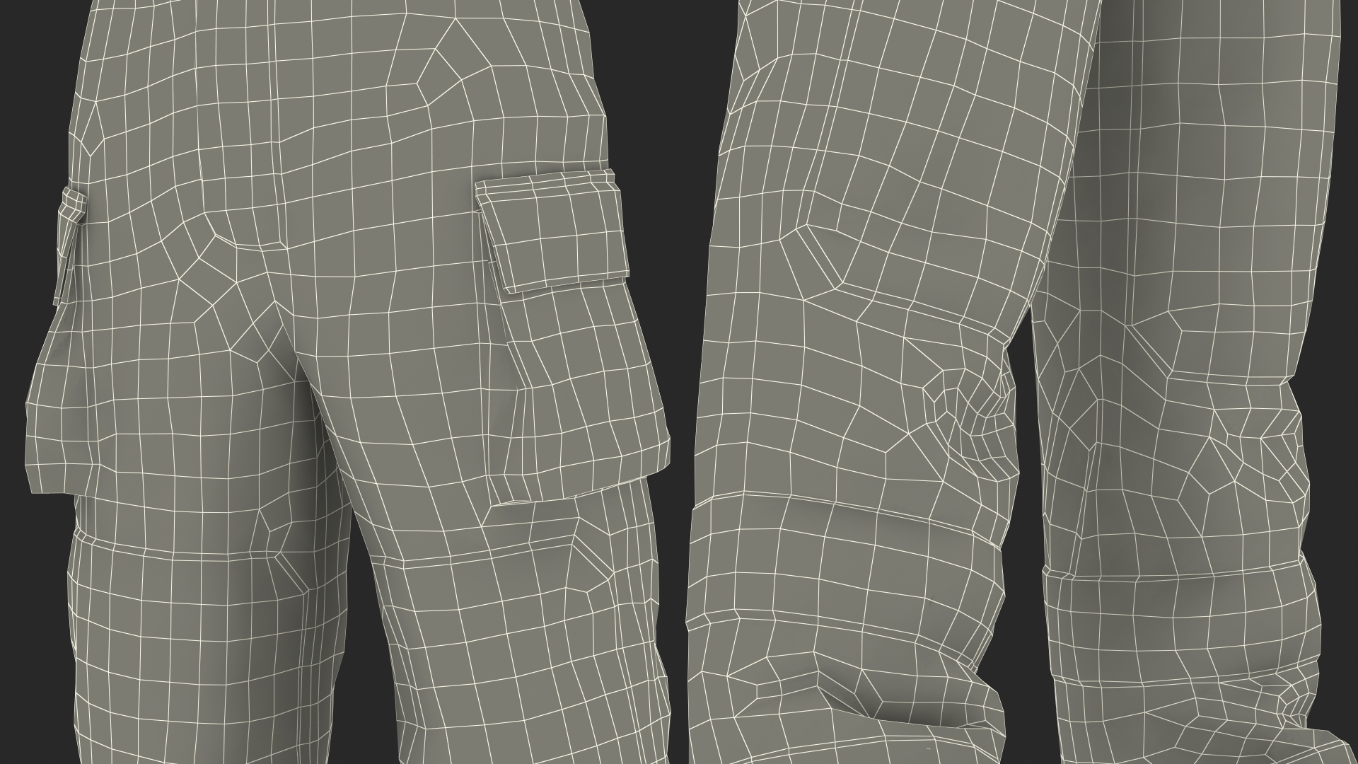 3D Firefighting Pants model