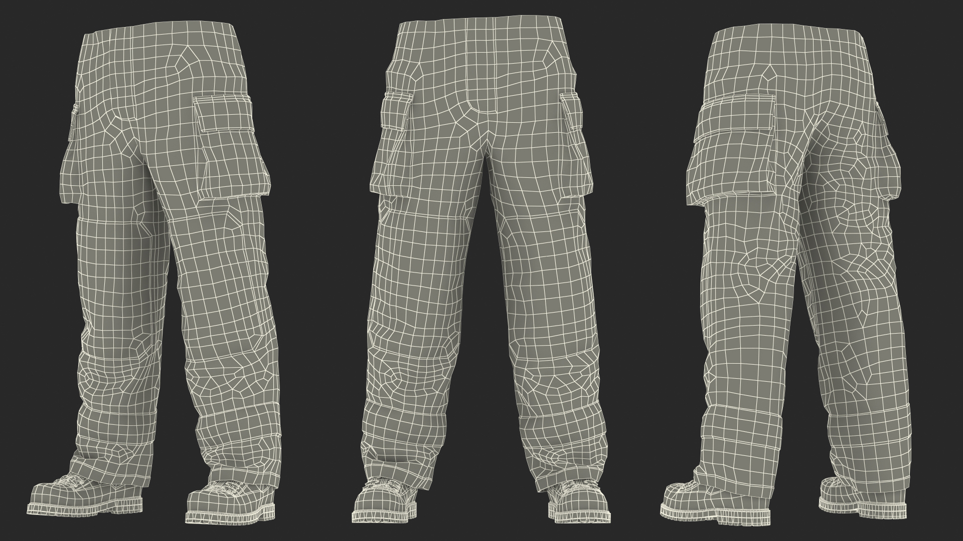3D Firefighting Pants model