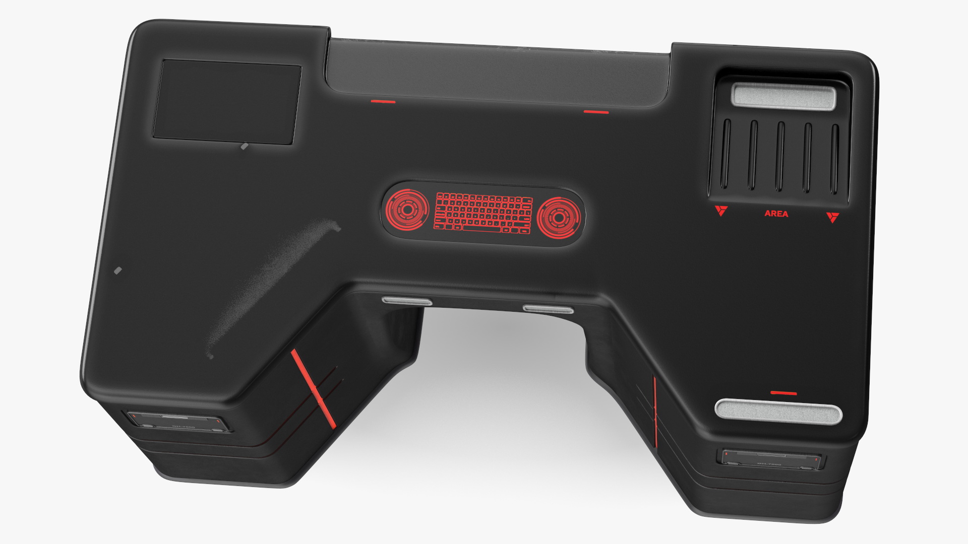 3D Dark Futuristic Table