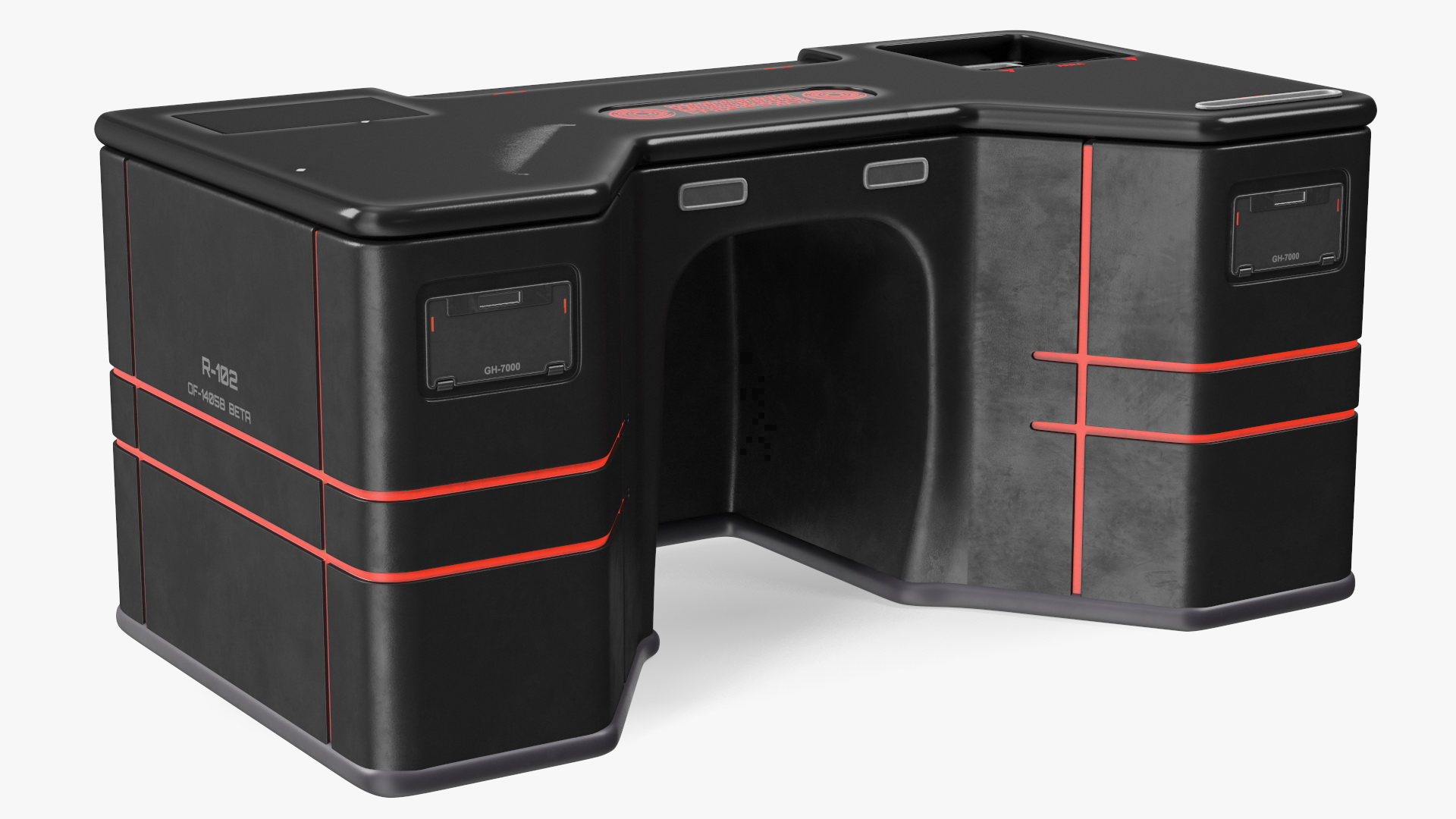 3D Dark Futuristic Table