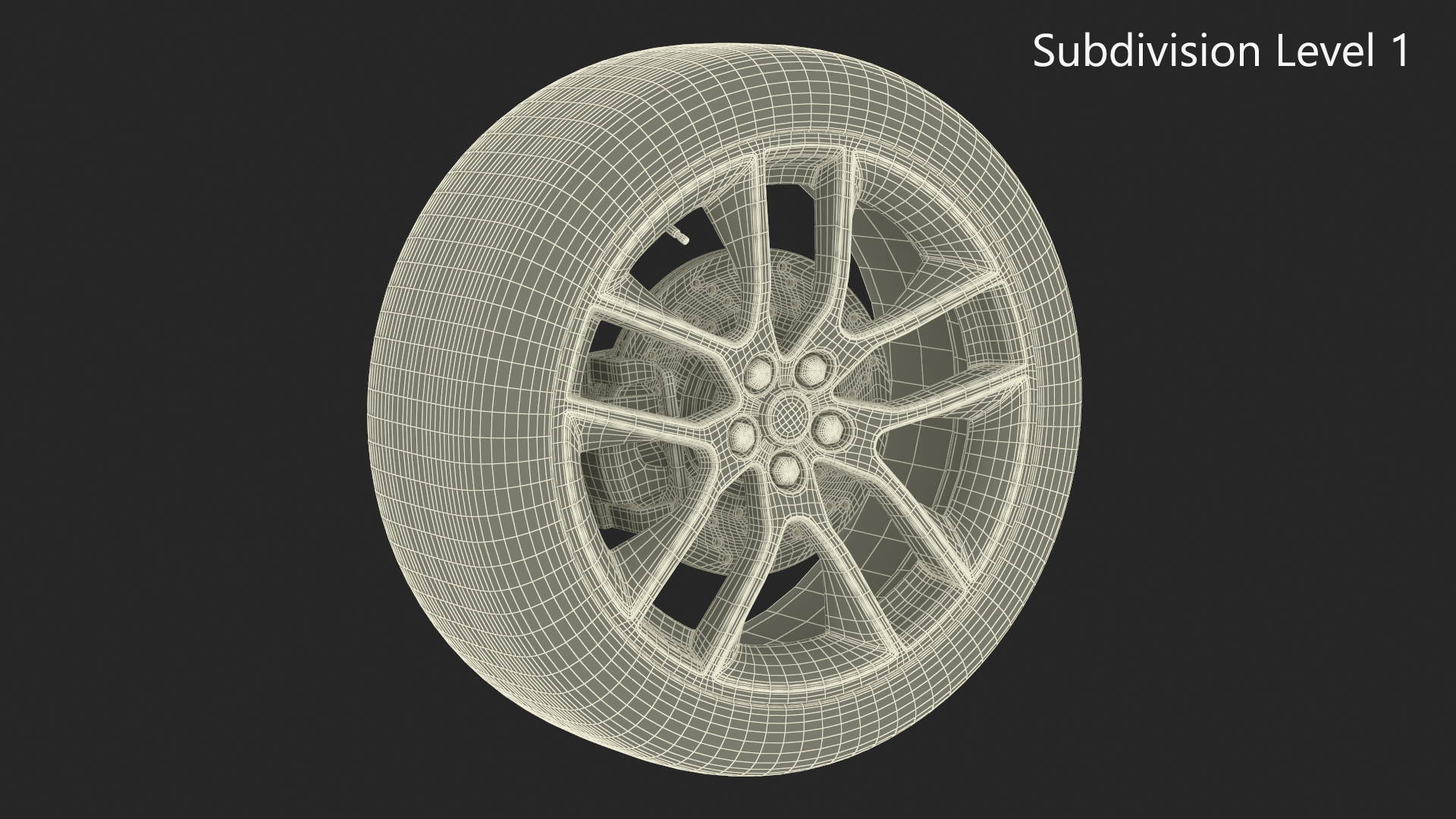 3D Yokohama Performance Car Tire with Alloy Wheel