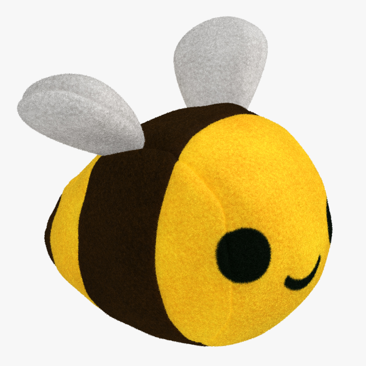 Stuffed Bee Toy with Fur
