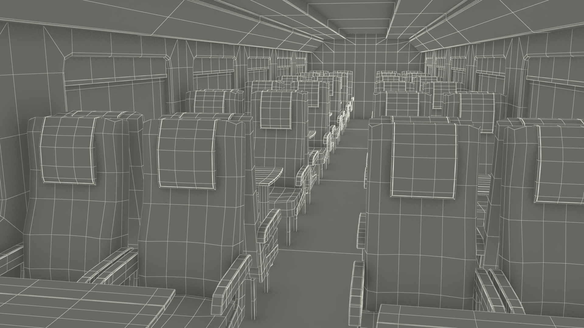 3D Tunnel Cross Section with Train