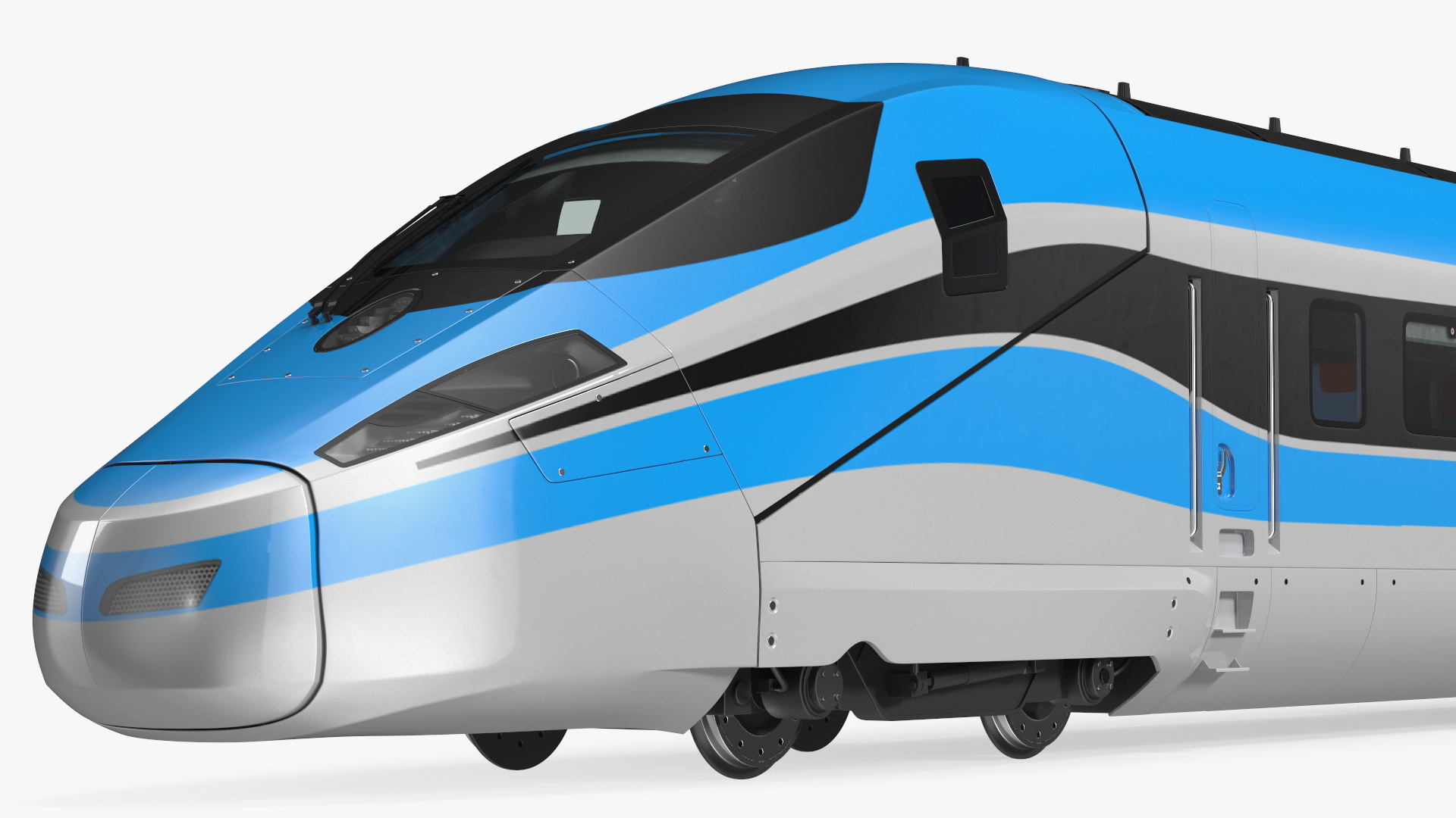 3D Tunnel Cross Section with Train