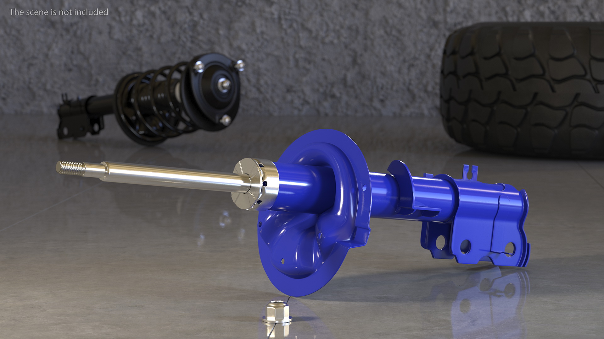 3D model Car Front Shock