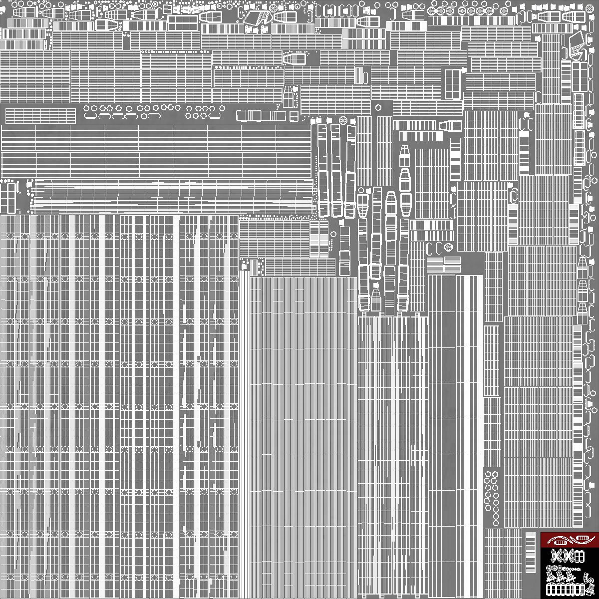 3D Fire Escape Dropdown Ladder Rigged for Maya model