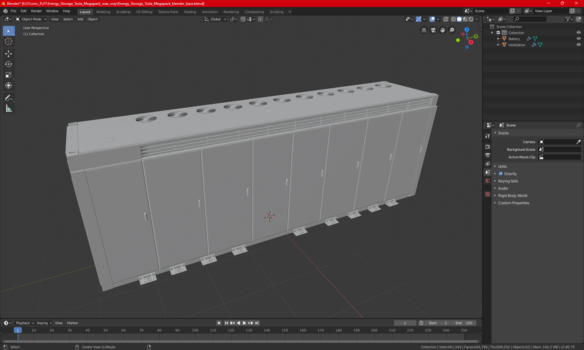 3D model Industrial Energy Storage