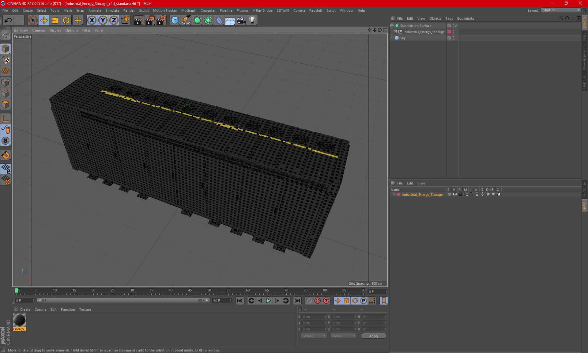 3D model Industrial Energy Storage