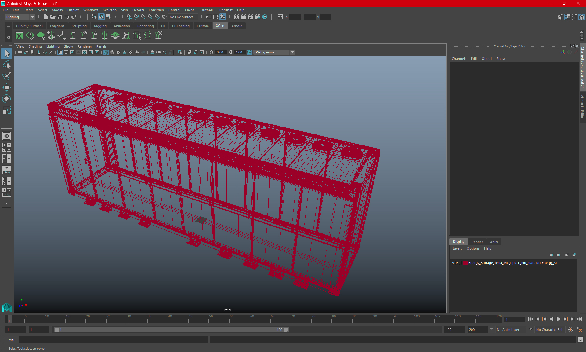 3D model Industrial Energy Storage