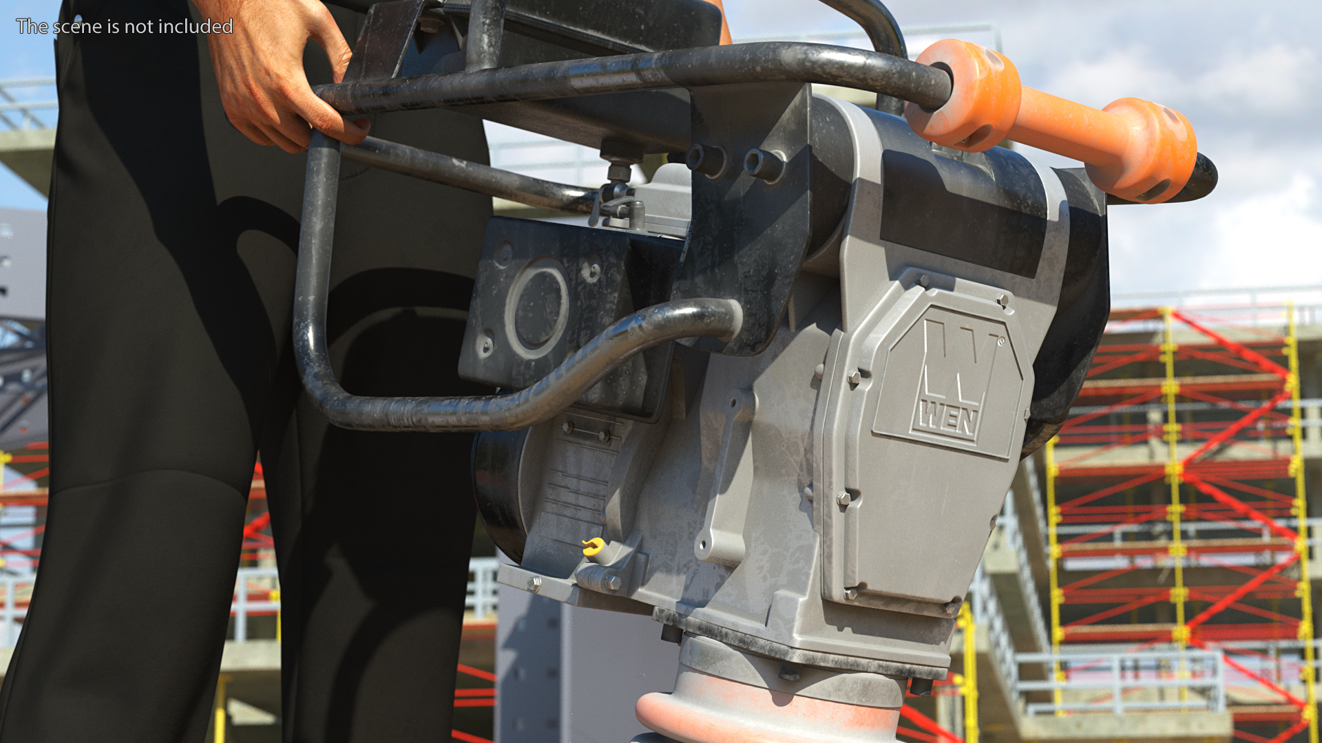 3D model WEN 56040 Tamping Rammer Dirty
