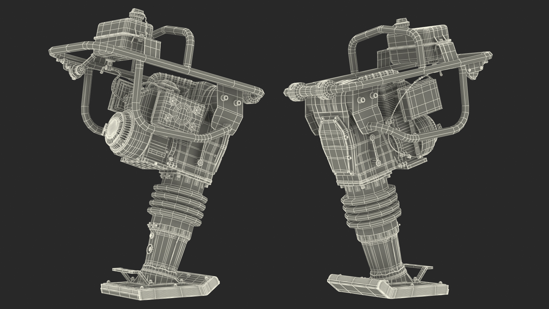 3D model WEN 56040 Tamping Rammer Dirty