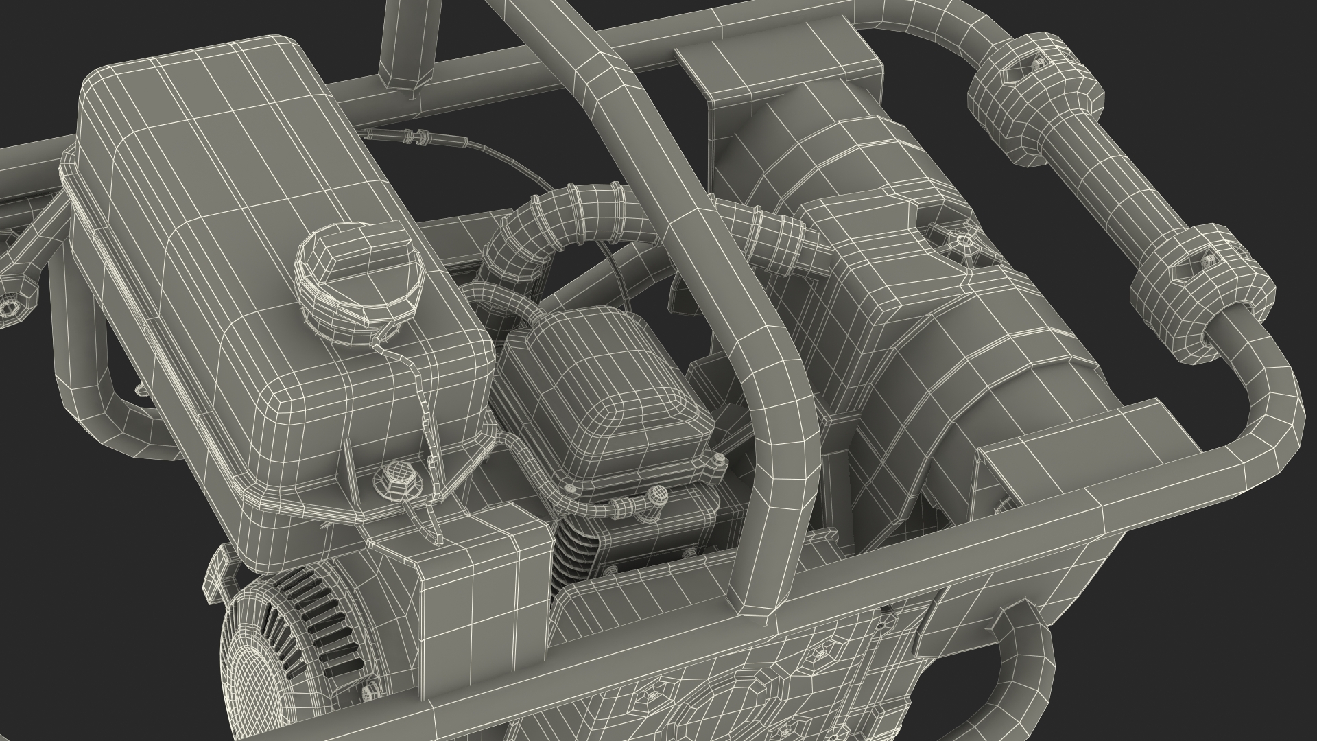 3D model WEN 56040 Tamping Rammer Dirty