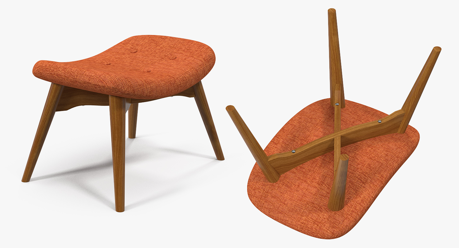 Velvet Stand Seat 3D