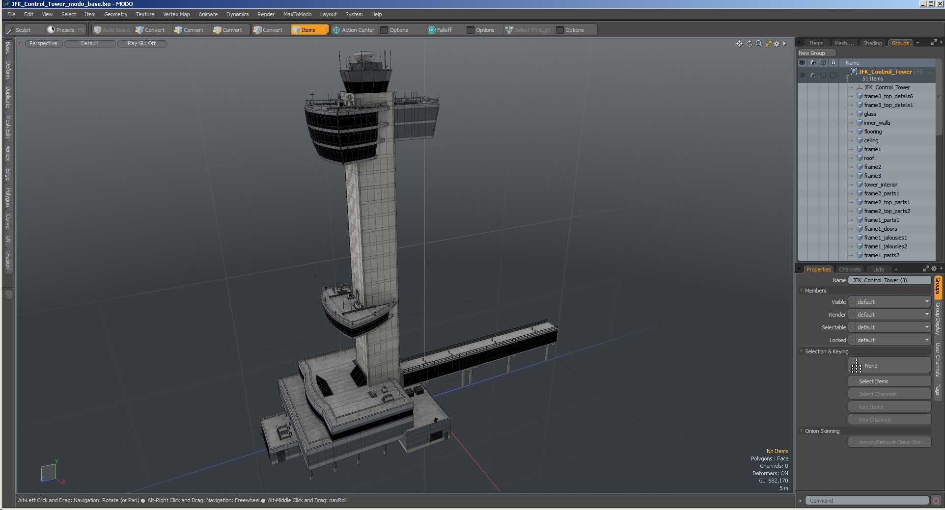 JFK Control Tower 3D