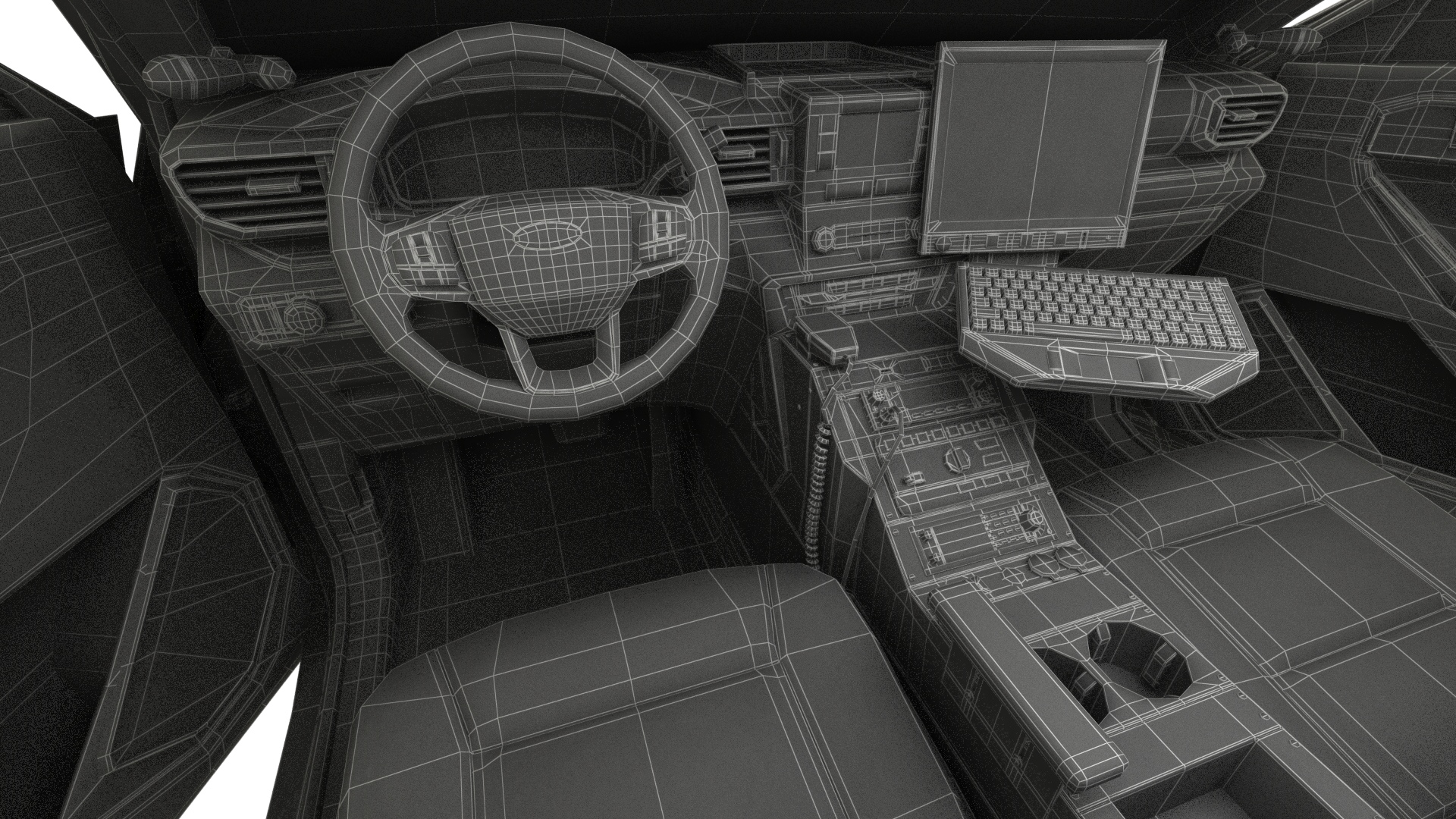 Police Interceptor SUV 3D