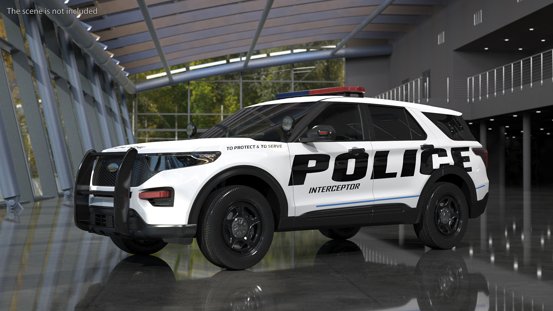 Police Interceptor SUV 3D