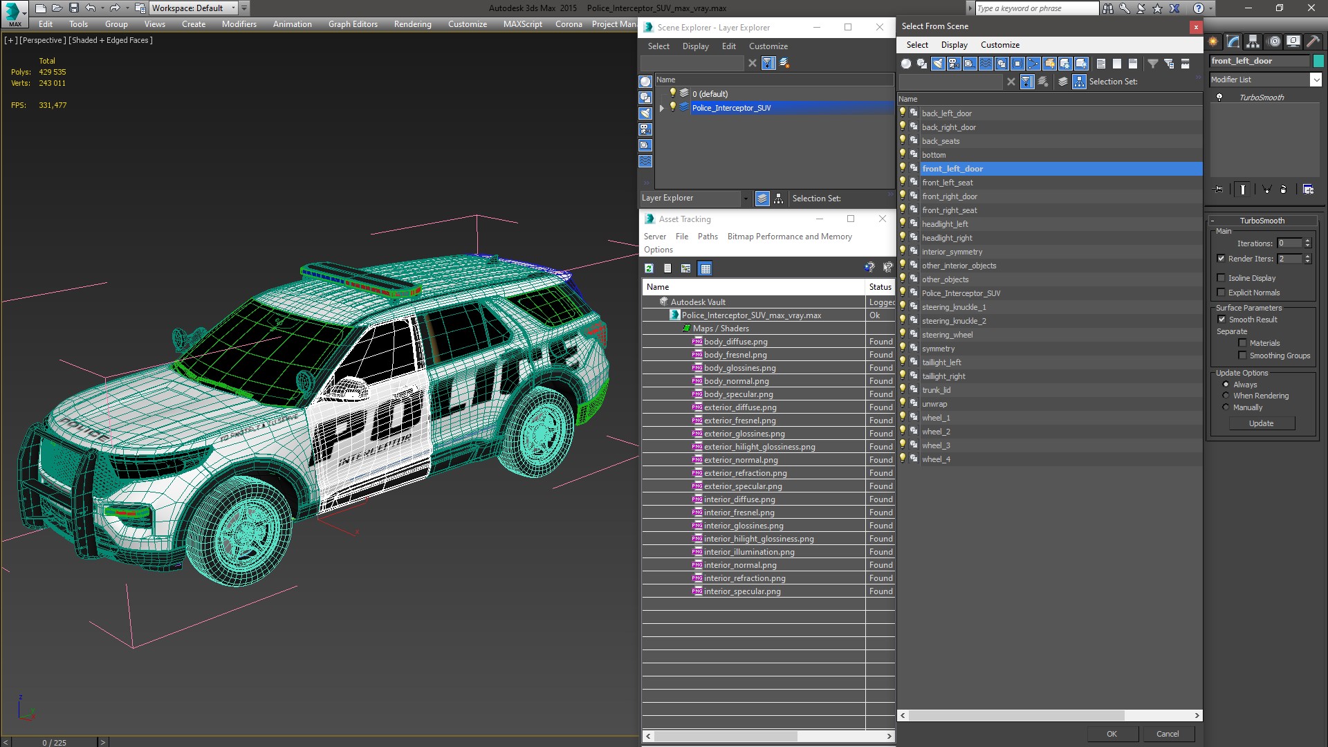 Police Interceptor SUV 3D