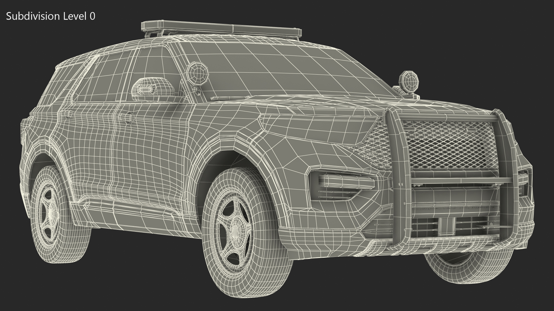 Police Interceptor SUV 3D