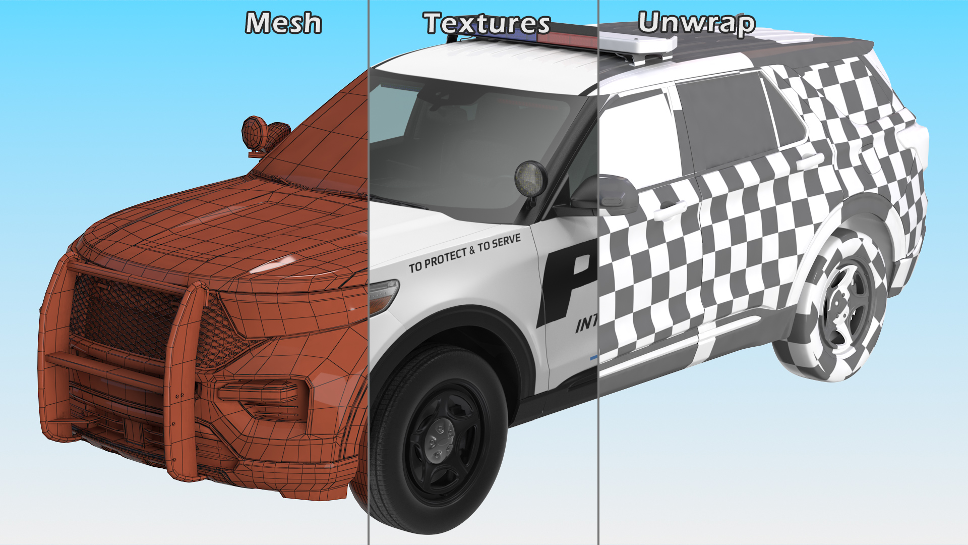 Police Interceptor SUV 3D