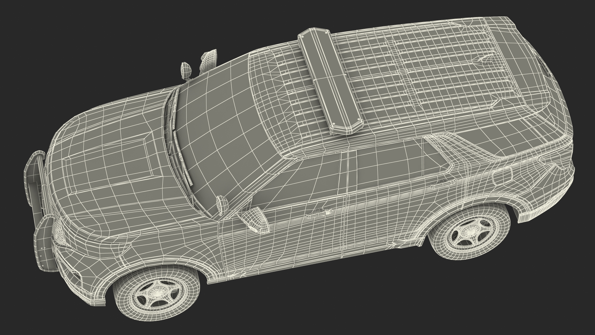 Police Interceptor SUV 3D