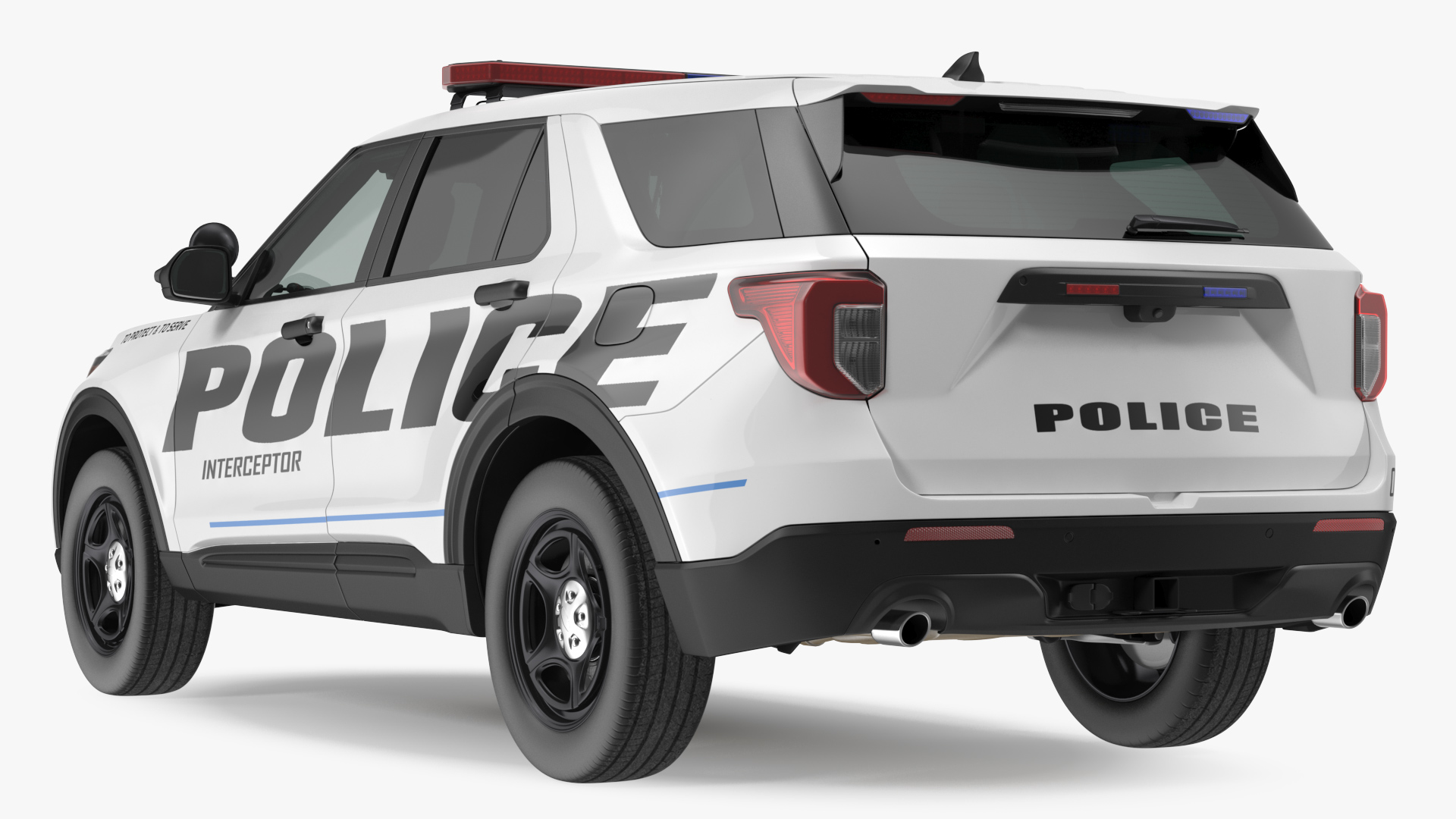 Police Interceptor SUV 3D