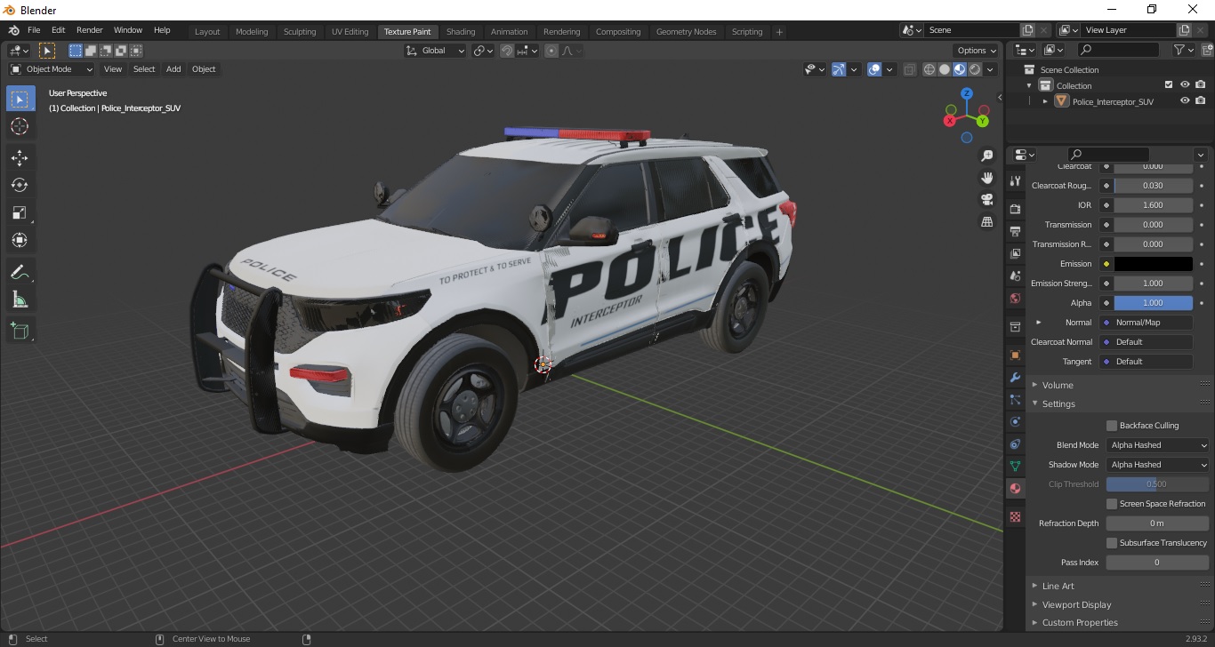 Police Interceptor SUV 3D