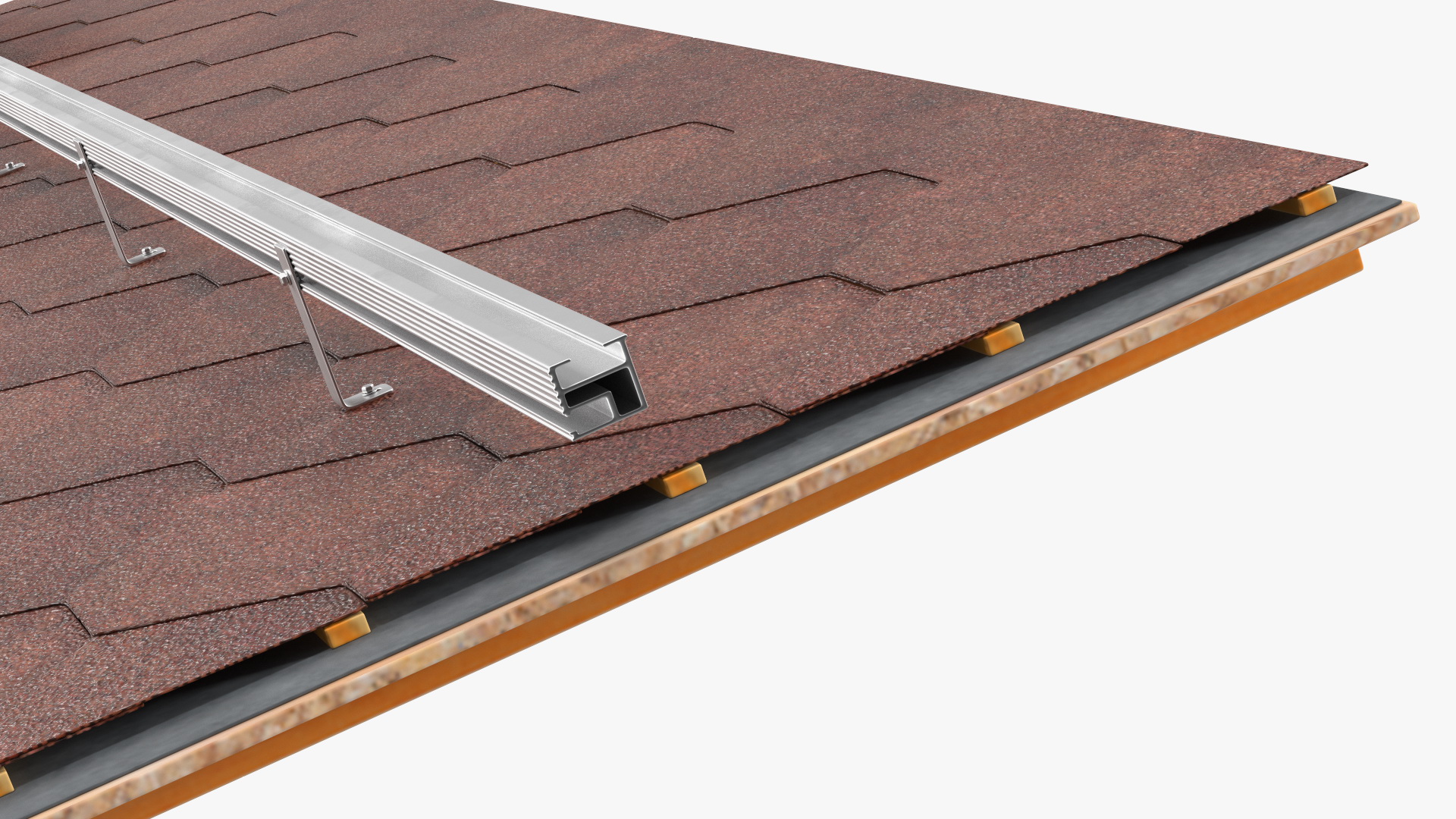 3D Soft Tile with Solar Panel