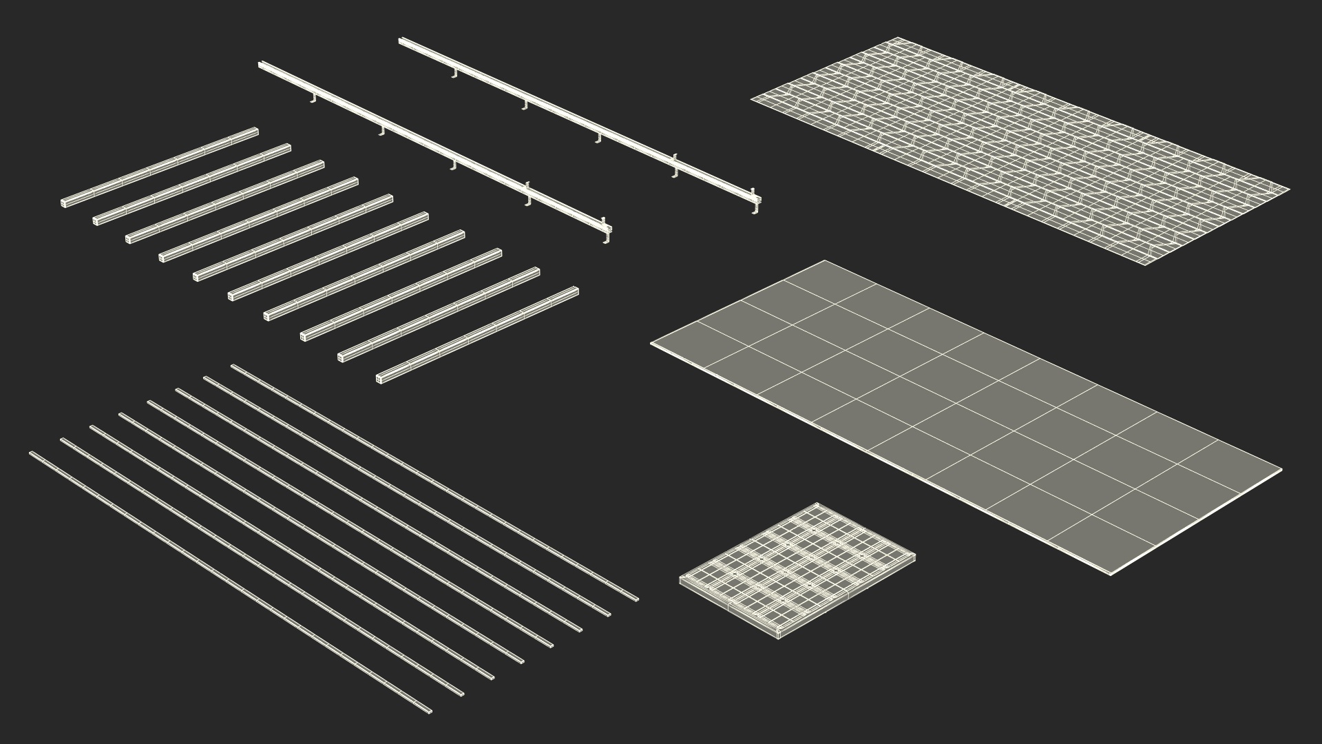 3D Soft Tile with Solar Panel