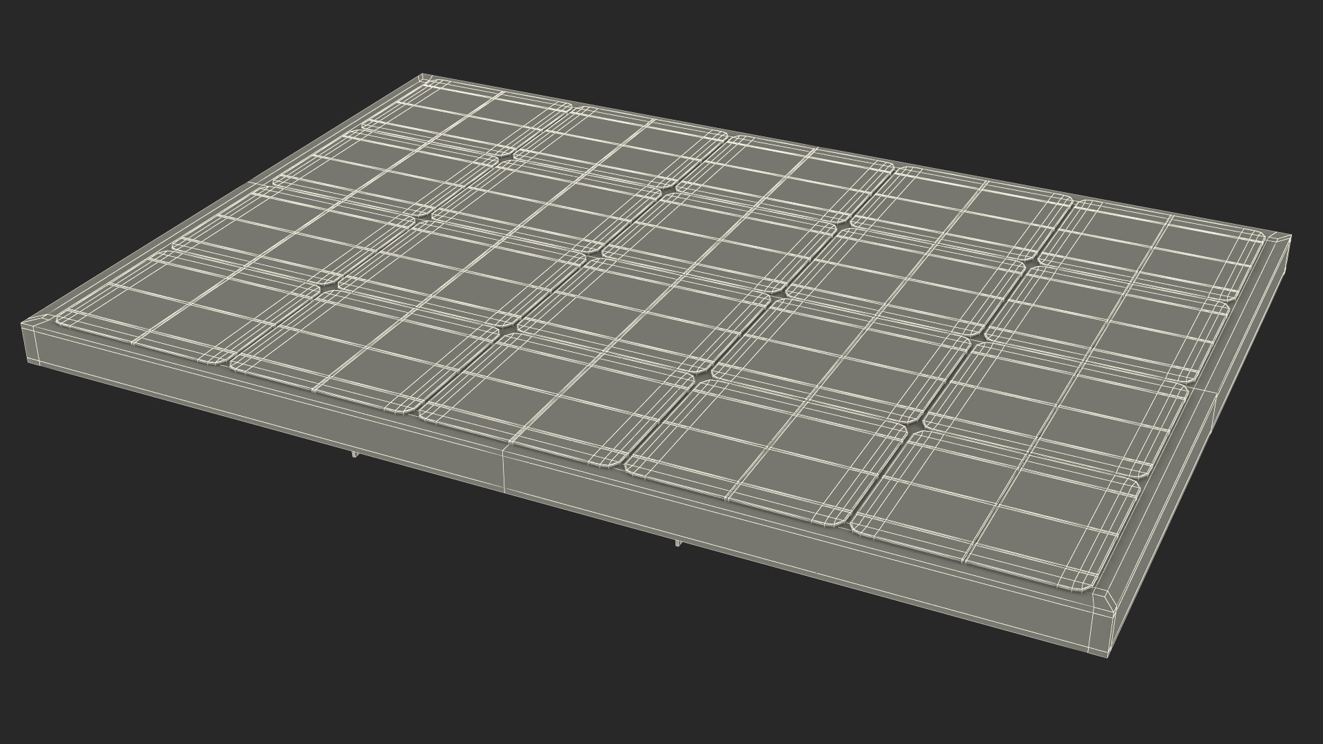 3D Soft Tile with Solar Panel
