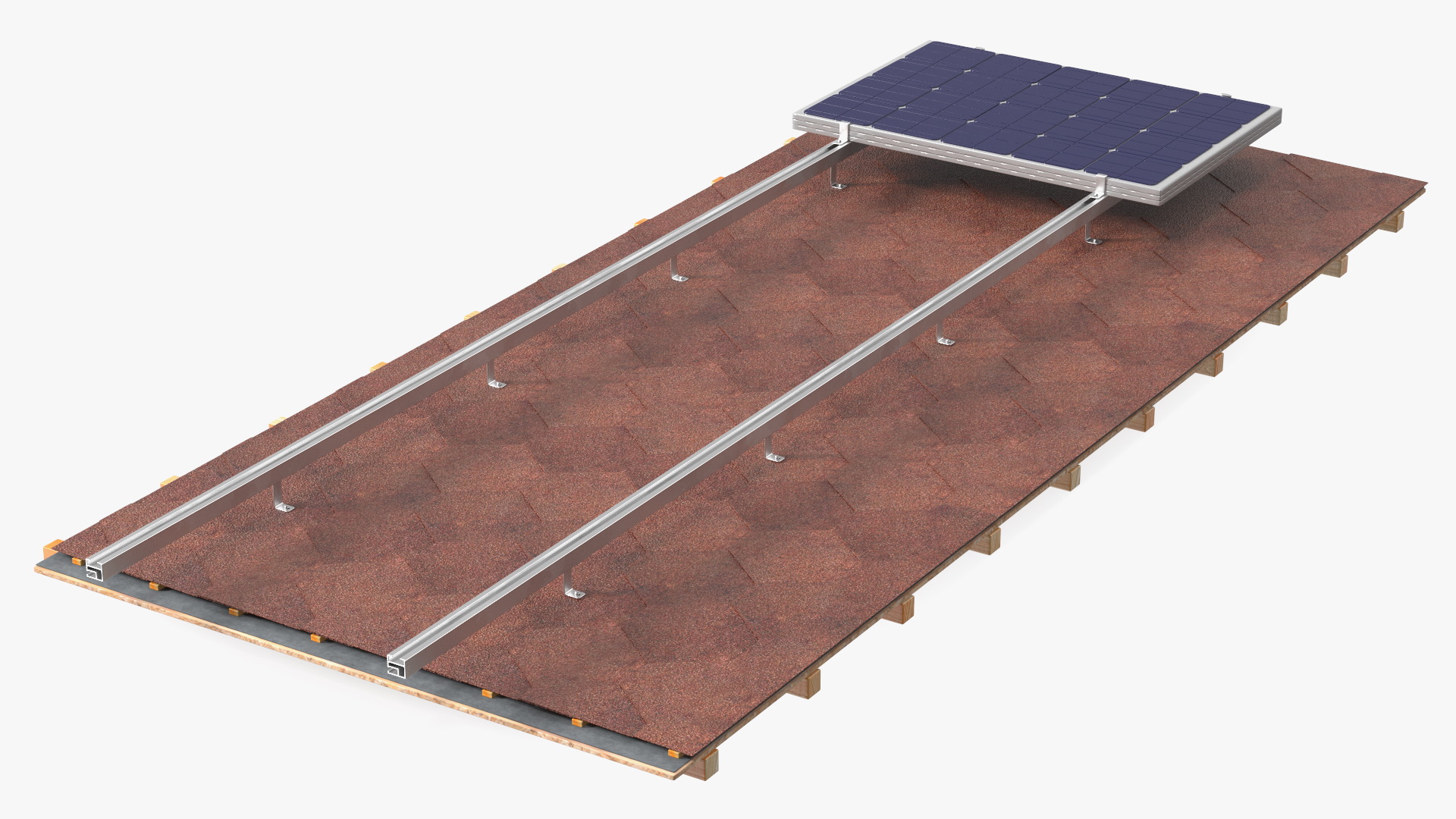 3D Soft Tile with Solar Panel