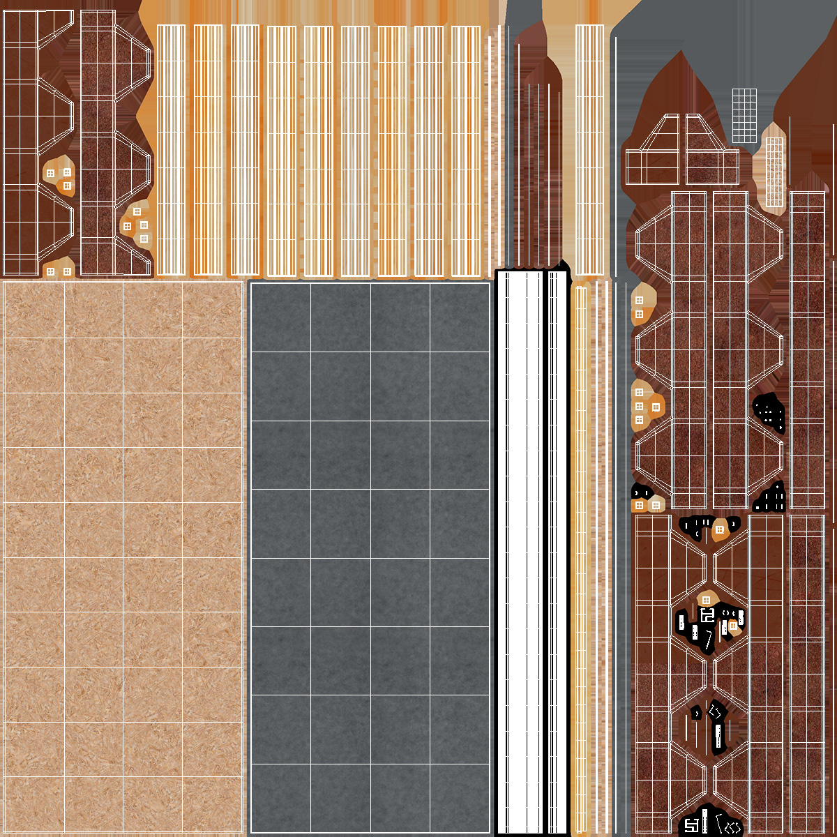 3D Soft Tile with Solar Panel