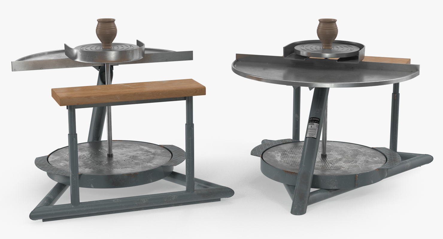 3D model Clay Pot on Pottery Wheel