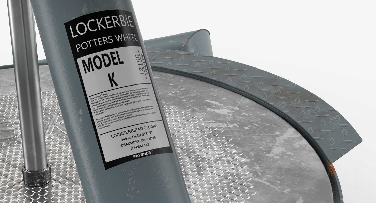 3D model Clay Pot on Pottery Wheel