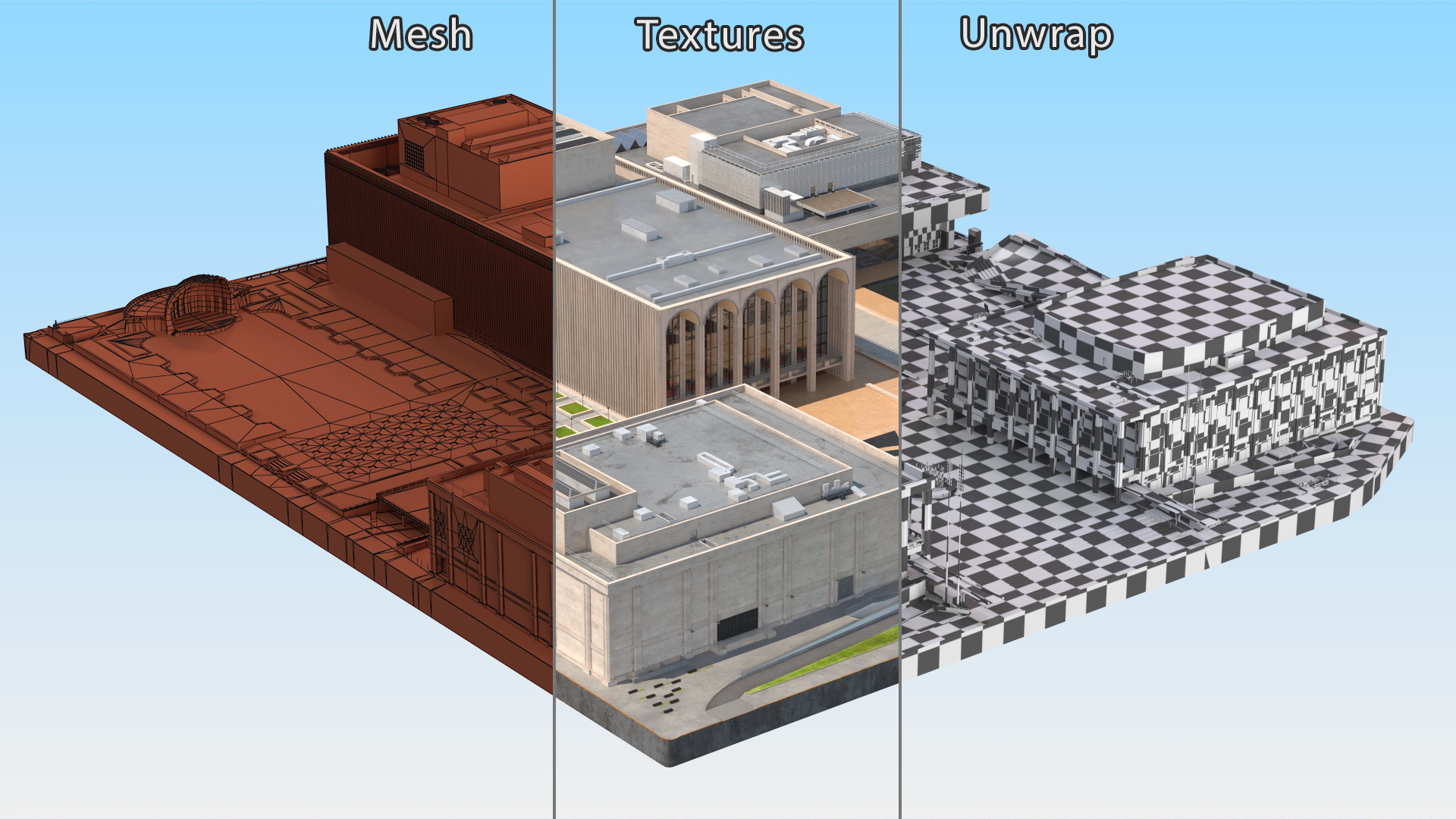 Lincoln Center 3D model